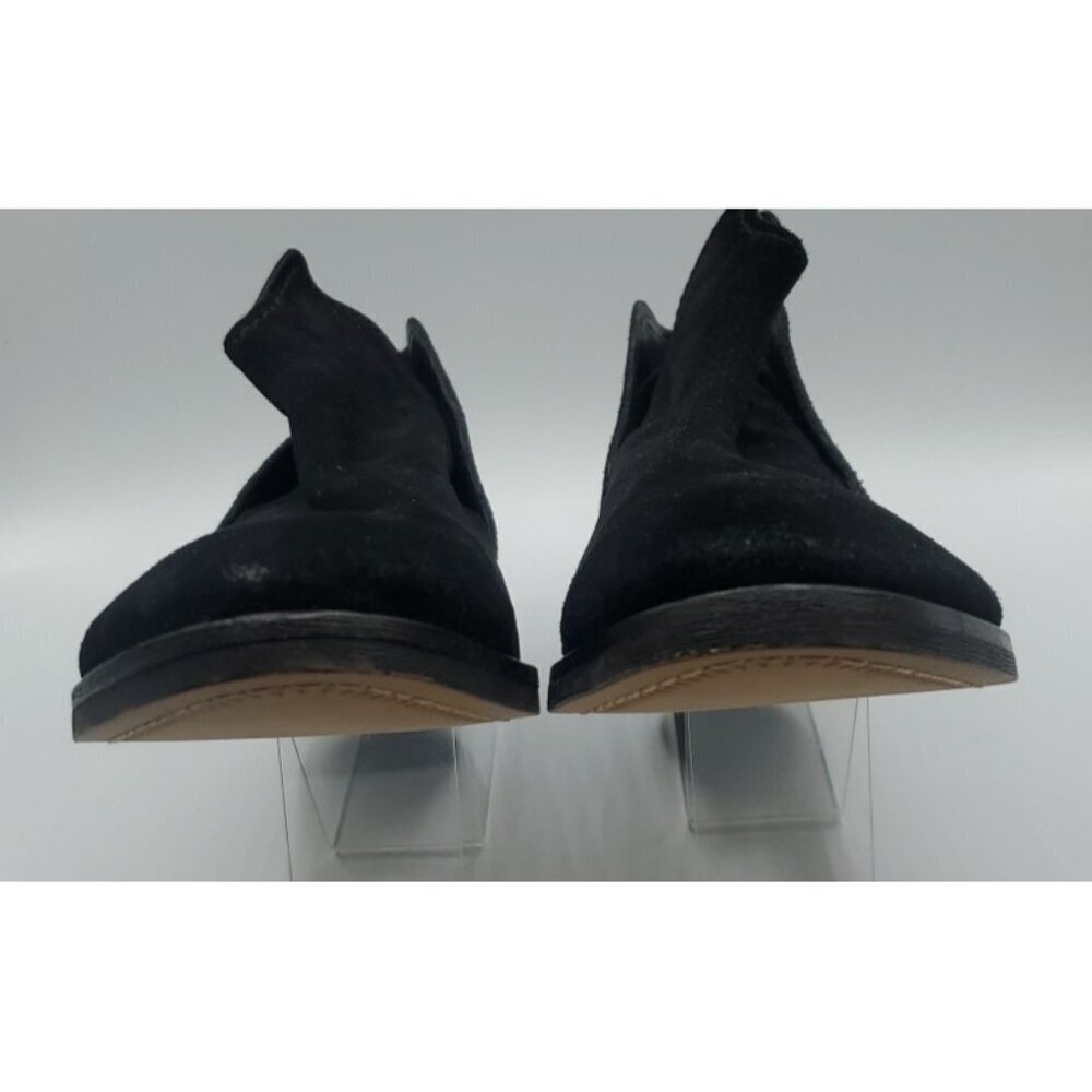 Dolce Vita Boots Trist Black Suede Ankle Slip On Booties Size 10 - Picture 8 of 11